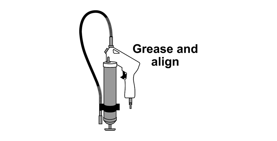 Grease and align