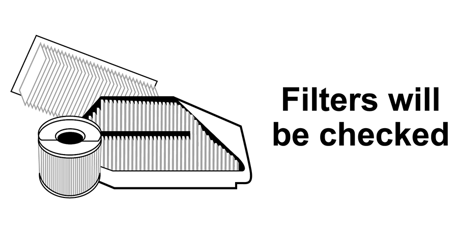 Filters will be checked